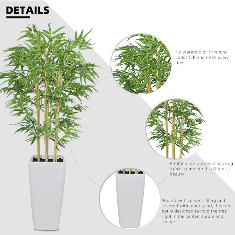 Fake Plants Factory Customization 160cm 63inches Decoration Green Plant Simulation Plant Bonsai Bamboo for Garden Decor Yooly Plants - YL008047