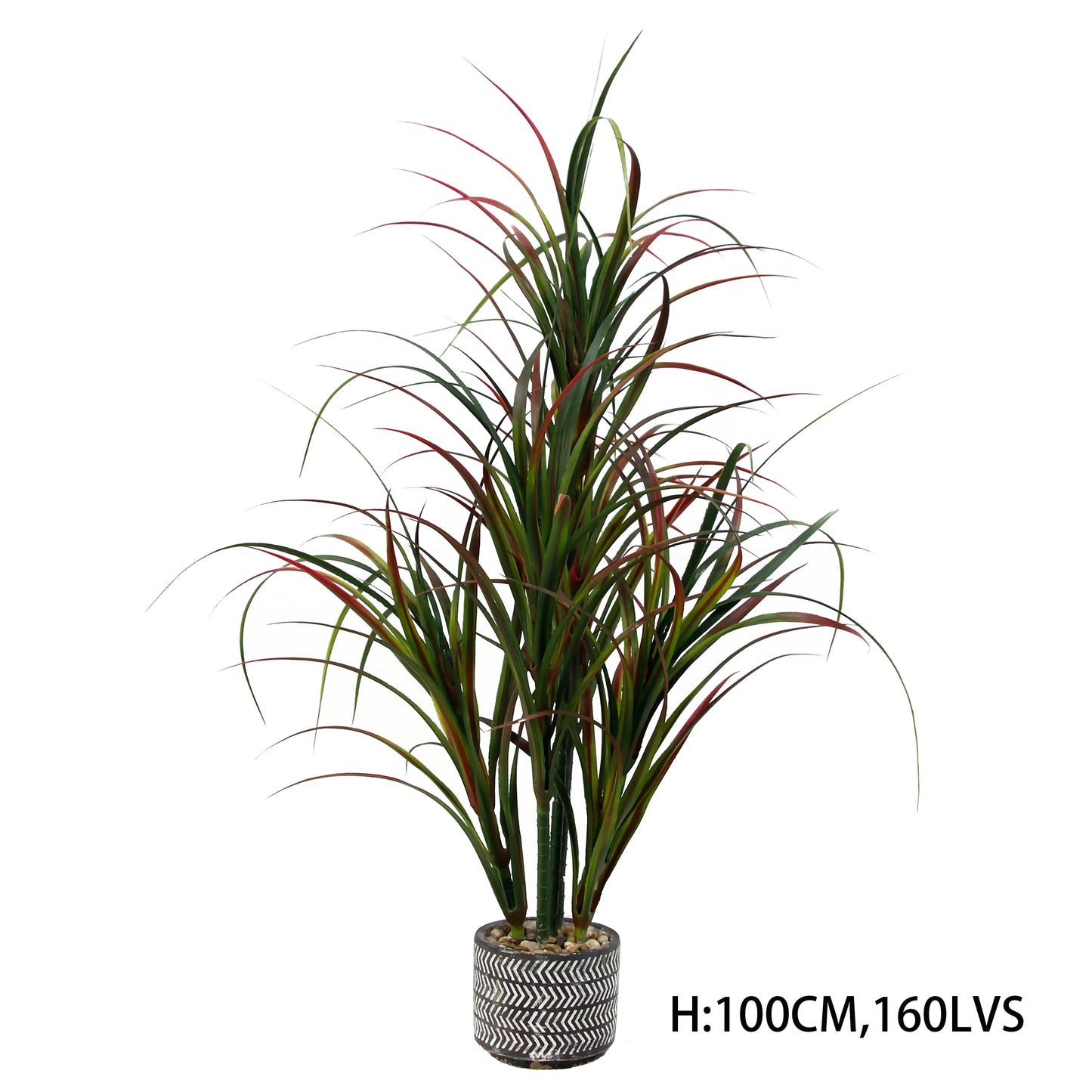 Hot Sale 100CM 160 Leaves Green Artificial Potted Plant Dracaena Faux Dragon Tree For Indoor Outdoor Decor Yooly Plants - YL3036