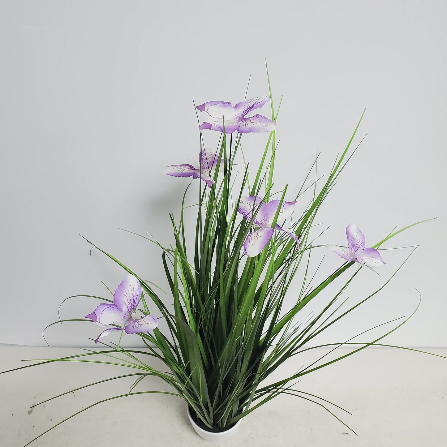 Factory Direct Artificial Plants And Flower Faux Onion Grass Plantss Potted Plastic Plants Onion Grass Bonsai Garden Decoration Yooly Plants - YLS-0023