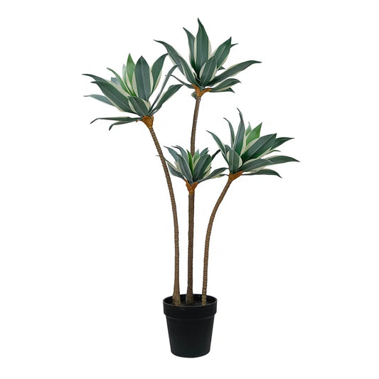 Yooly Plants Artificial Plants Artificial Tree Greenery Plant Plastic Agave Americana Bonsai for Indoor Outdoor - YL189069