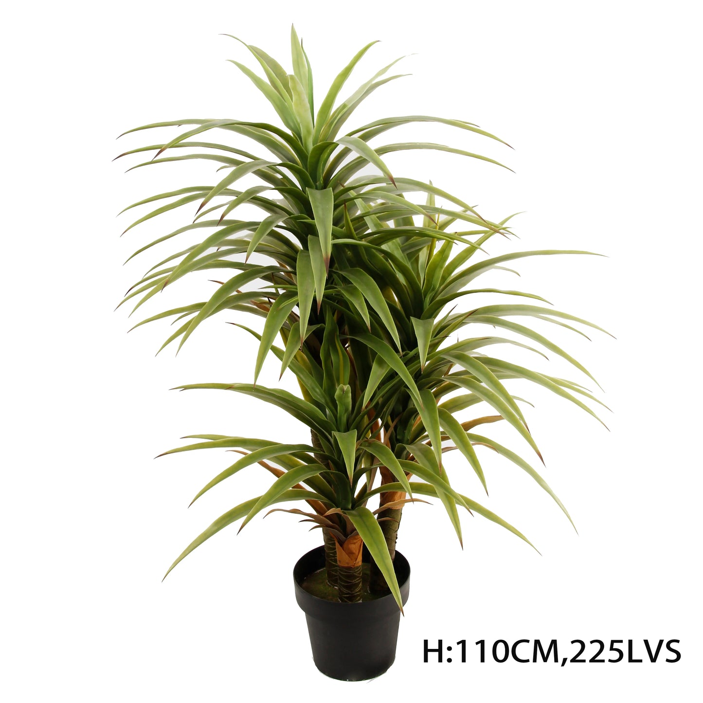 Hot Sale 100CM 160 Leaves Green Artificial Potted Plant Dracaena Faux Dragon Tree For Indoor Outdoor Decor Yooly Plants - YL3036