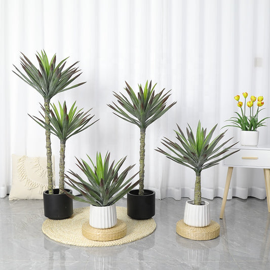 Wholesale Multi Sized Faux Agave Plant Indoor Outdoor Garden Decoration Tropical Artificial Agave Plants Yooly Plants - YL130210012