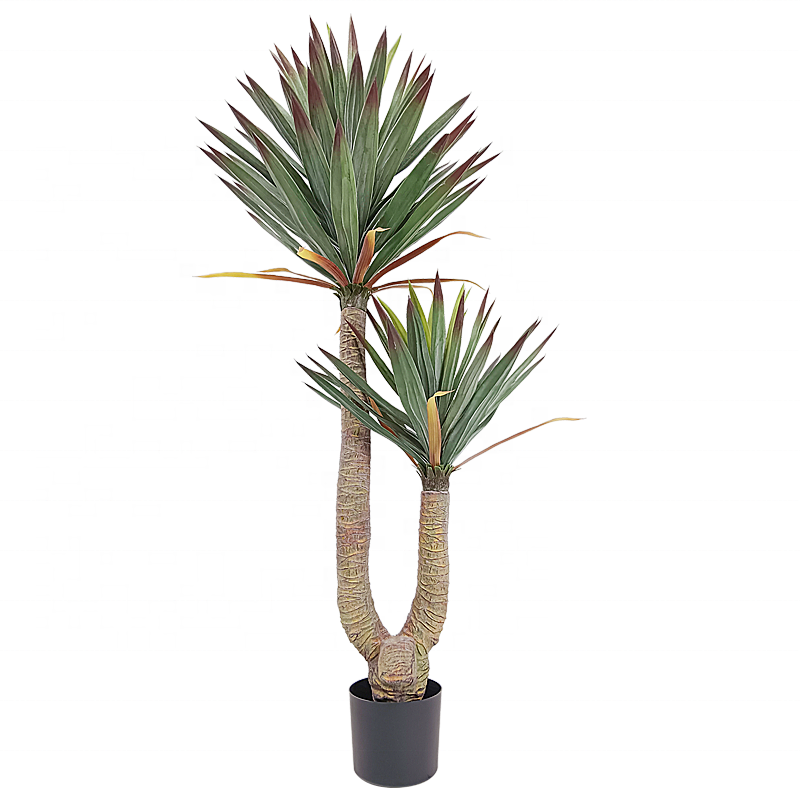 Customization Multi Sized Artificial Bonsai Tree Yucca Falsa Artificial Artificial Yucca Bonsai Yooly Plants - YL154220017