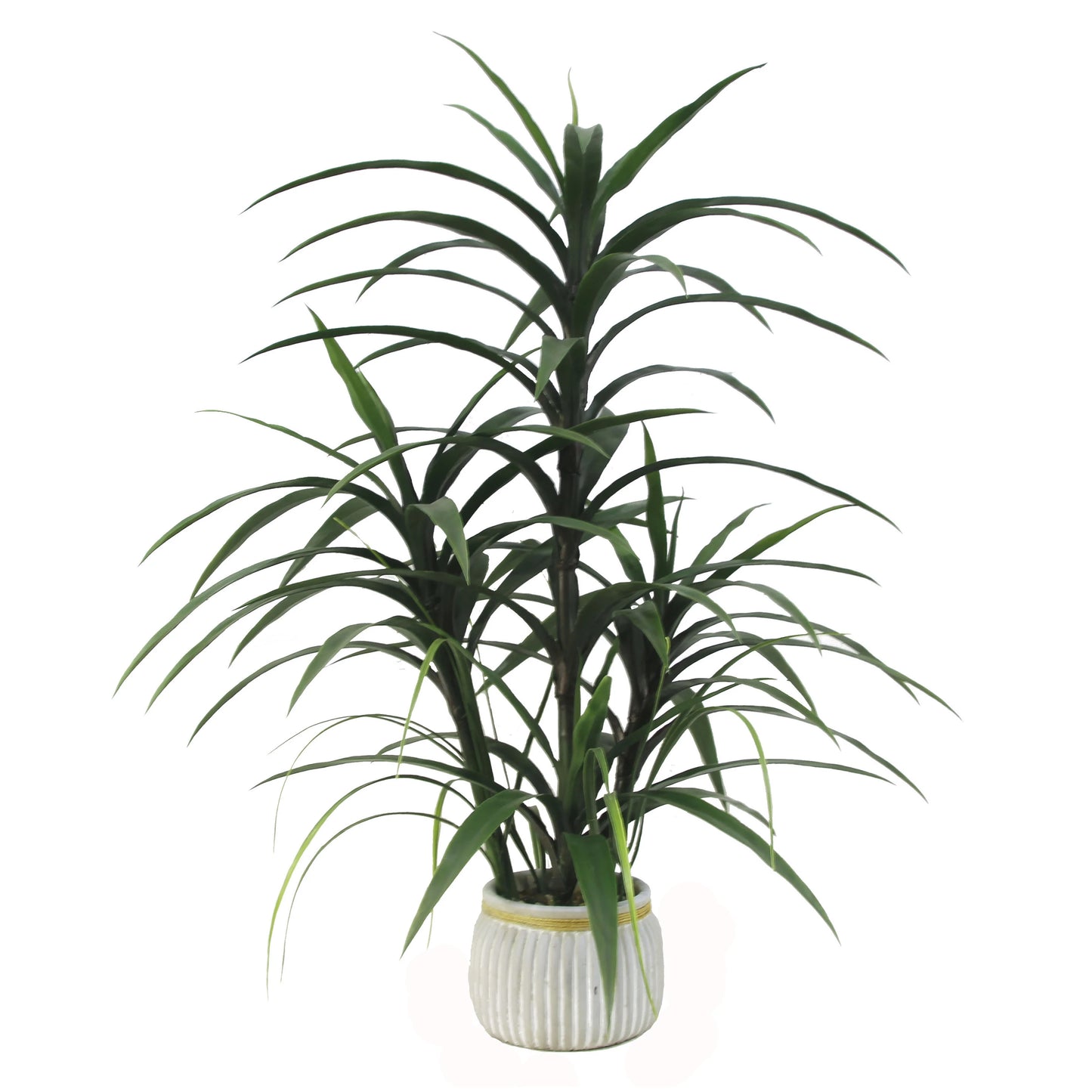 Hot Sale 100CM 160 Leaves Green Artificial Potted Plant Dracaena Faux Dragon Tree For Indoor Outdoor Decor Yooly Plants - YL3036