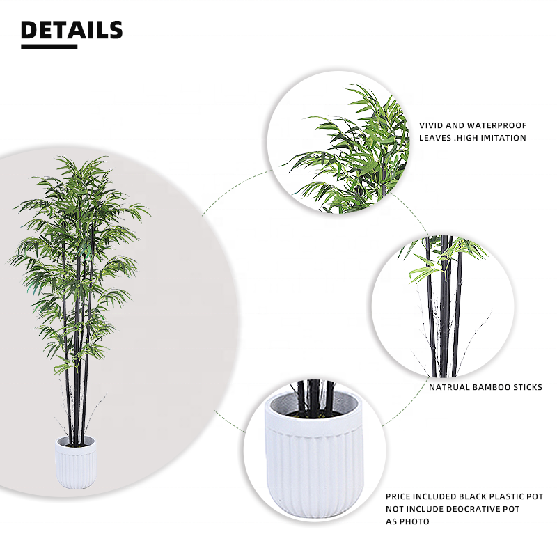 Fake Plants Wholesale Artificial Natrual Bamboo Plants Outdoor Artificial Bamboo Yooly Plants - YL008200007