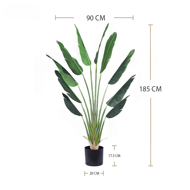 Artificial 185cm Birds of Paradise Plants Wholesale Artificial Plants Tree for Outdoor Indoor Yooly Plants - YL010200020