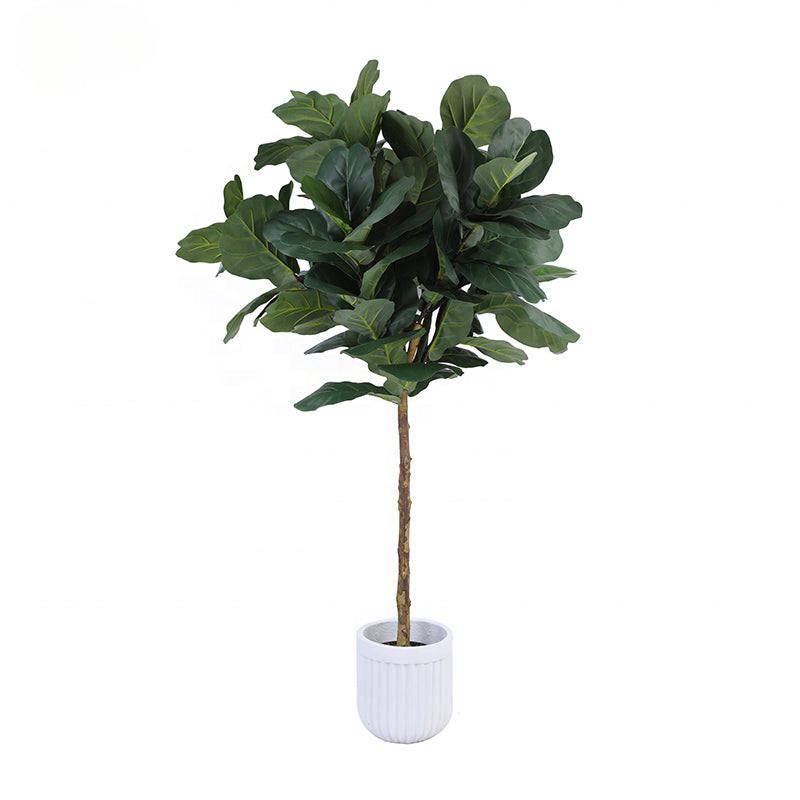 Wholesale 200cm Artificial Silk Fiddle Leaf Tree Fiddle Leaf Artificial Tree Threshold for Room Hotel Store Decoration Yooly Plants - YL025029