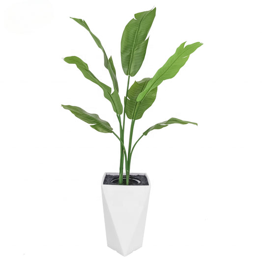 Amazon Hot Selling 4ft 47" 120cm Green Palm Tree Names of Tree Leaves Realistic Traveller's Palm Tree Indoor Decoration Yooly Plants - YL208041