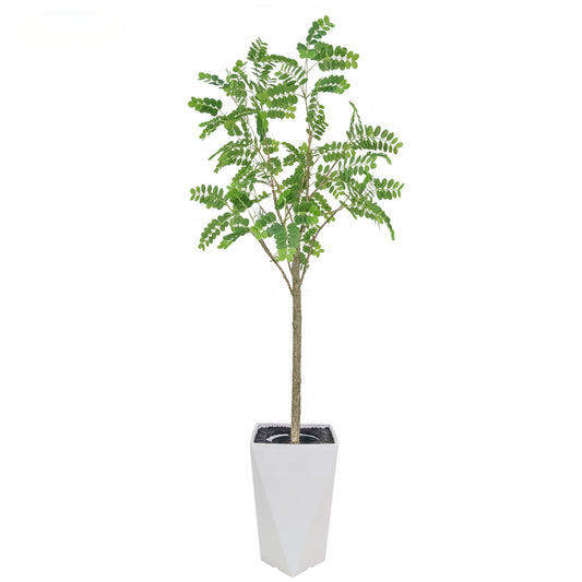 Fake Plants New Hot Sale Realistic 150cm 5ft Styphnolobium Japonicum Tree Locust Tree for Indoor Outdoor Home Decoration Yooly Plants - YL208212