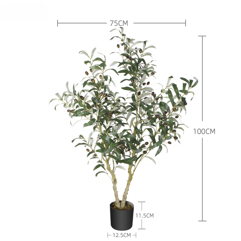 Fake Plants Best Selling Faux Plant Silk Leaf Artificial Olive Tree Bonsai Plants Plastic Tree for Outdoor Indoor Yooly Plants - YL010220075