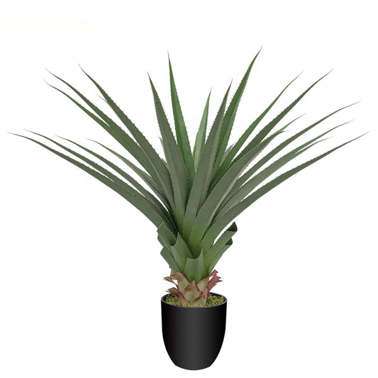 Agave Plants in Pot High Quality 91cm Tall Yooly Plants Artificial Air Plants Artificial Distribution Potted Agave Plant for Home Decor - YL137220009