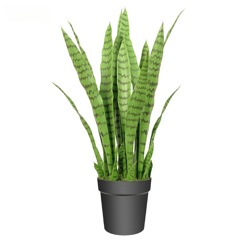 Faux Fake Big Artificial Snake Plants With White Pot For Garden Outdoor Indoor Decoration Yooly Plants - YL137220027
