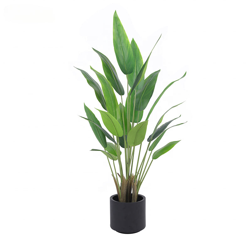 Fake Plants Artificial BIrd of Paradise Indoor Traveller's Palm Tropical Leaves Plantas Plant House Decoration Living Room Yooly Plants - YL154220002