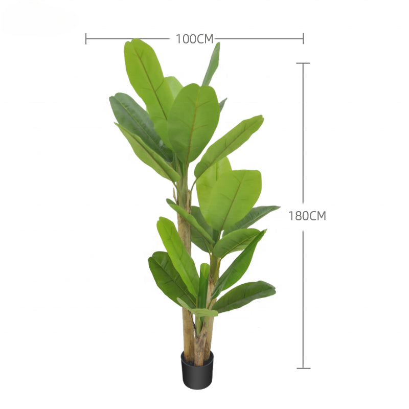 Artificial Plants Potted Bonsai Tree Big Banana Potted Tree for Indoor Wedding Decorative Yooly Plants Artificial Trees - YL211039
