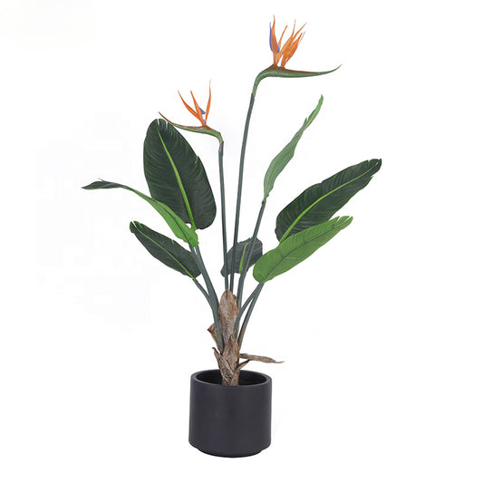 Artificial Plants Artificial Flower Trees Artificial Bird Of Paradise Bonsai Flower Tree For Home And Garden Decor Yooly Plants - YL004210005