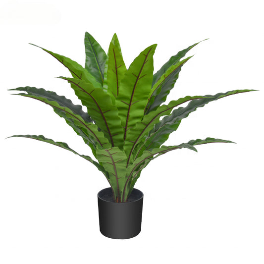 Yooly Plants Fake Silk Leaf Artificial Plants Faux Nestle Leaves for Indoor Outdoor Home Decorative - YL211053