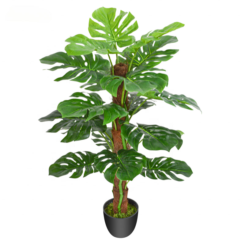 Hot Selling 80cm Tall  Artificial Tree for Outdoor Monstera Artificial Tree Plant for Home Hotel Decoration Yooly Plants - YL211078