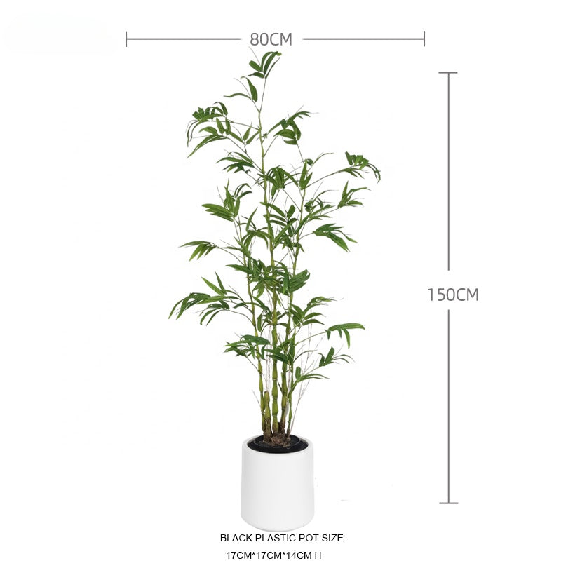 Fake Plants Wholesale 5ft 150cm Artificial Plants and Flowers Simulation Bonsai Tree Buddha Belly Bamboo Tree Plantas Artificial Yooly Plants - YL208049