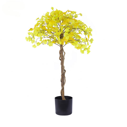 Wholesale Tall with Diameter Artificial Ginkgo Tree Customize Artificial Big Tree for Indoor and Outdoor Decoration Yooly Plants - YL008031