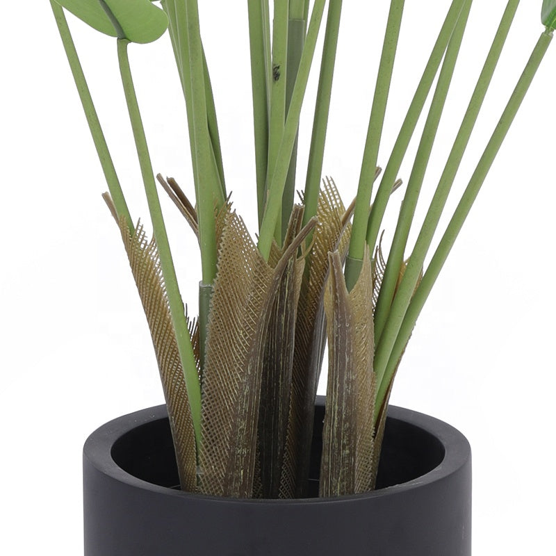 Fake Plants Artificial BIrd of Paradise Indoor Traveller's Palm Tropical Leaves Plantas Plant House Decoration Living Room Yooly Plants - YL154220002