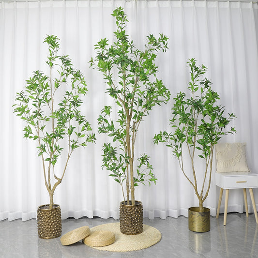 Factory Direct Sales High Simulation Artificial Plants Pieris Tree Garden Indoor Home Decoration Artificial Bonsai Tree Yooly Plants - YL025069