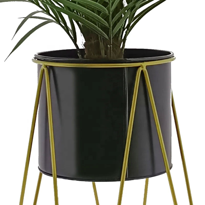 Decorative Artificial Fake Bonsai Palm Tree Leaves Artificial with Pot Faux Simulation Plants Yooly Plants Artificial Palm Tree - YL211050