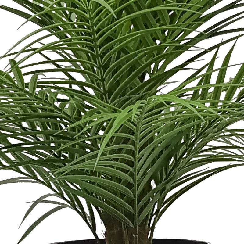 Decorative Artificial Fake Bonsai Palm Tree Leaves Artificial with Pot Faux Simulation Plants Yooly Plants Artificial Palm Tree - YL211050