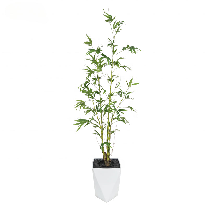 Fake Plants Superior Quality 6ft 180cm Chinese Bamboo Tree Bamboo Artificial Tree Bambusa Ventricosa Buddha Belly Bamboo for Decor Yooly Plants - YL208050