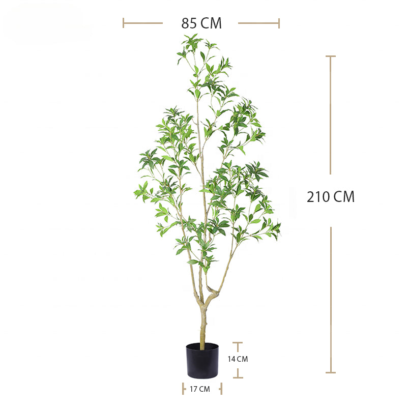 Factory Direct Sales High Simulation Artificial Plants Pieris Tree Garden Indoor Home Decoration Artificial Bonsai Tree Yooly Plants - YL025069