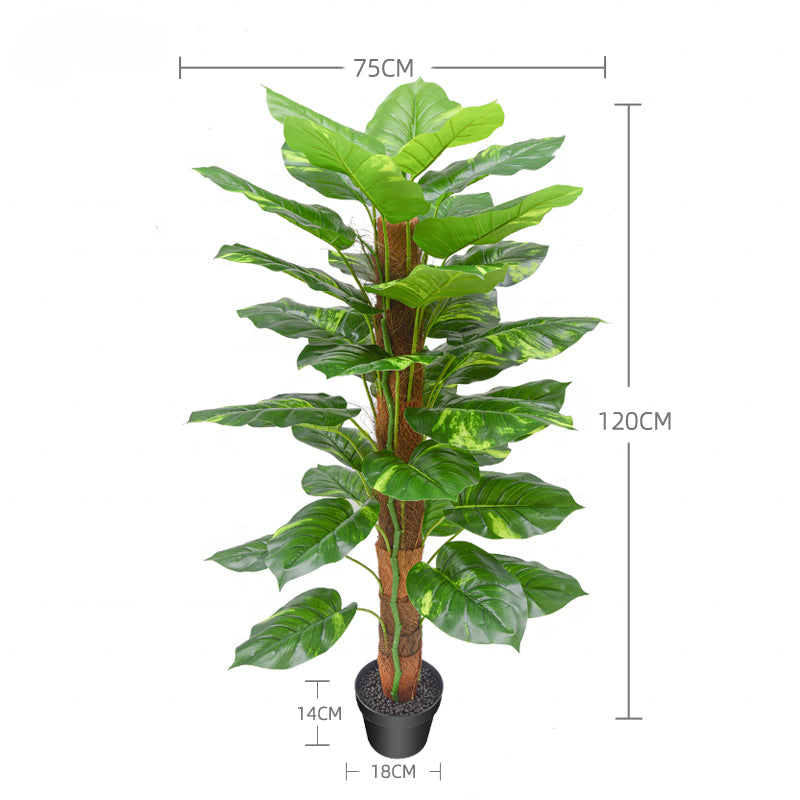Factory Direct Sale 120cm  Artificial Tree for Outdoor Artificial Climbing Plant Artificial Potted Pothos for Decoration Yooly Plants - YL211082