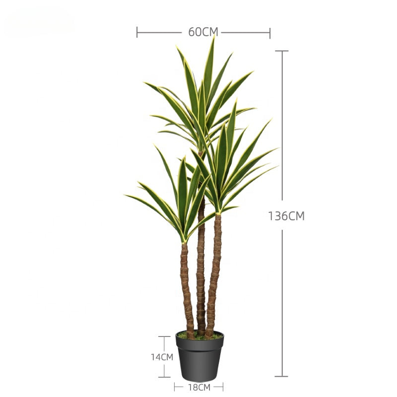 Factory Directly Fake Plants Artificial Yucca Tree For Outdoor Indoor Decoration Yooly Plants - YL137220030