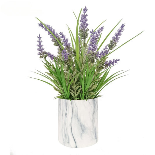 Artificial Flower Faux Lavender Flowers Decorative  Artificial Plastic Flower Simulation for Indoor Outdoor Decoration - YL131210080