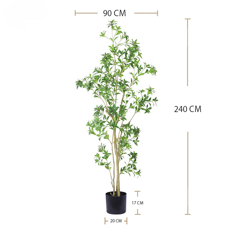 Factory Direct Sales High Simulation Artificial Plants Pieris Tree Garden Indoor Home Decoration Artificial Bonsai Tree Yooly Plants - YL025069