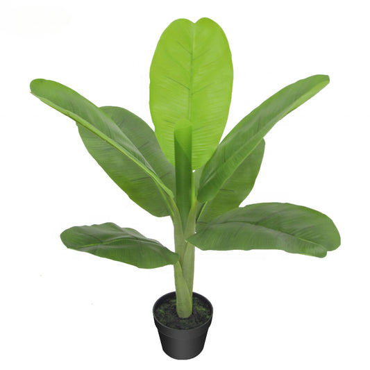 Simulation Plant Artificial Banana Tree Decorative Plant Artificial Traveler Banana Tree for Indoor Outdoor Decoration Yooly Plants Artificial Plants - YL211044
